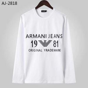 長袖Tシャツ 2色可選 2019秋冬におすすめ着こなし 秋のコーデで使いやすい アルマーニ ARMANI_アルマーニ ARMANI_ブランド コピー 激安(日本最大級)