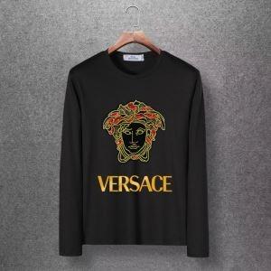 冬コーデが華やぐ本命 2019秋冬におすすめ着こなし ヴェルサーチ VERSACE 長袖Tシャツ 4色可選_ヴェルサーチ VERSACE_ブランド コピー 激安(日本最大級)