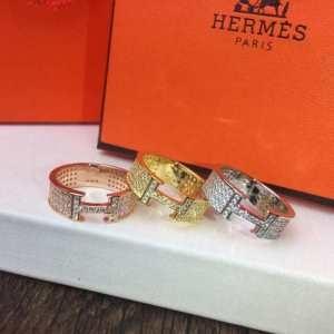 3色可選 秋らしさを演出できる エルメス 落ち着いた秋冬の雰囲気に演出 HERMES 秋を感じるスタイルを楽しむ リング/指輪_エルメス HERMES_ブランド コピー 激安(日本最大級)