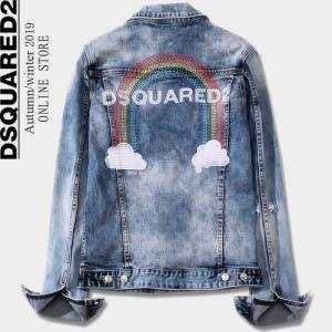 デニムジャケットトレンドライクになりがち DSQUARED2 ディースクエアード ナチュラルコーデに使いやすい_ディースクエアード DSQUARED2_ブランド コピー 激安(日本最大級)