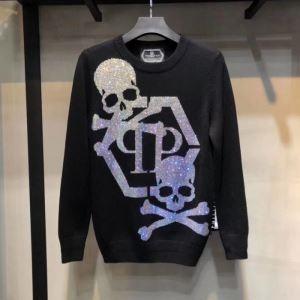 秋めいたコーデに仕上げる PHILIPP PLEIN フィリッププレイン 簡単に秋冬の季節感をアップ プルオーバー_フィリッププレイン PHILIPP PLEIN_ブランド コピー 激安(日本最大級)