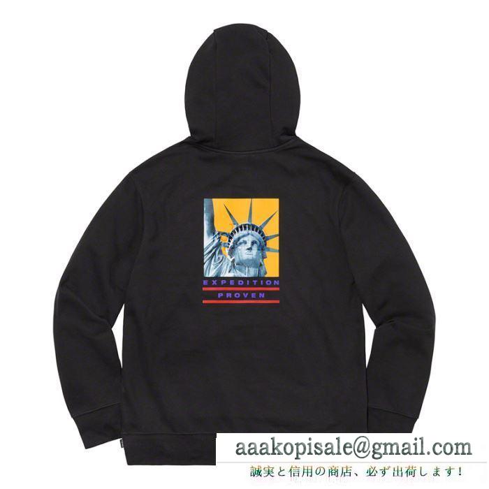 コレクション 2020 2色可選 supreme 19fw tnf statue of liberty hooded パーカー さりげなく華やかに