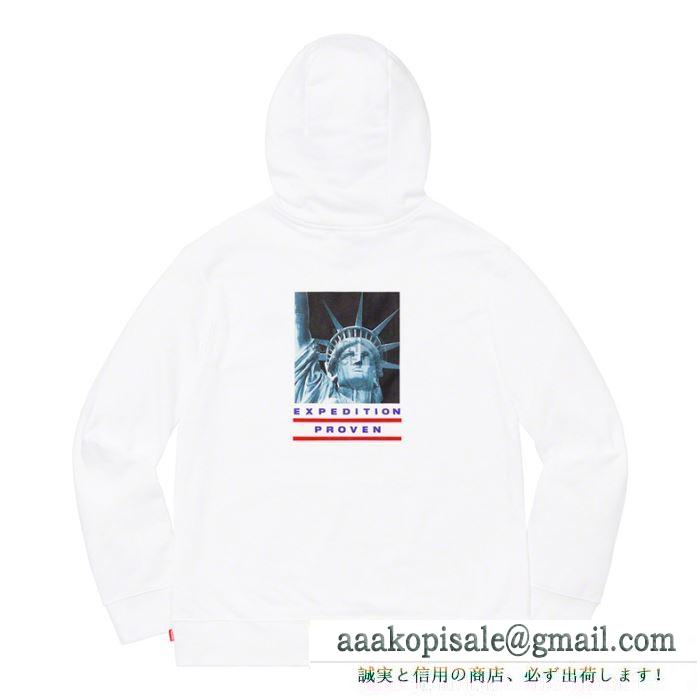 コレクション 2020 2色可選 supreme 19fw tnf statue of liberty hooded パーカー さりげなく華やかに