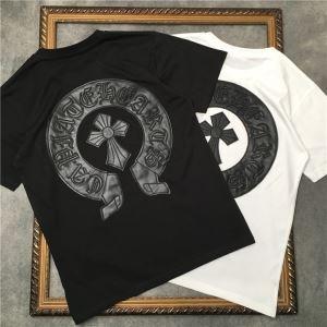 2色可選 トレンド感を取り入れる 半袖Tシャツ ナチュラルコーデのコツ クロムハーツ CHROME HEARTS_クロムハーツ CHROME HEARTS_ブランド コピー 激安(日本最大級)