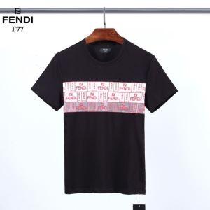 2色可選 気軽におしゃれが楽しめる 半袖Tシャツ 今年春夏も大人気 フェンディ FENDI 上品さがグッとアップ_フェンディ FENDI_ブランド コピー 激安(日本最大級)