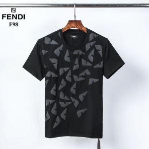 春夏を楽しむ着こなし術 半袖Tシャツ お洒落さんも憧れの存在 2色可選 フェンディ FENDI 20SS☆送料込_フェンディ FENDI_ブランド コピー 激安(日本最大級)