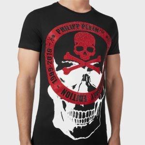 着こなしの幅が広がる 半袖Tシャツ 2色可選 重たいイメージがあるフィリッププレイン PHILIPP PLEIN_フィリッププレイン PHILIPP PLEIN_ブランド コピー 激安(日本最大級)