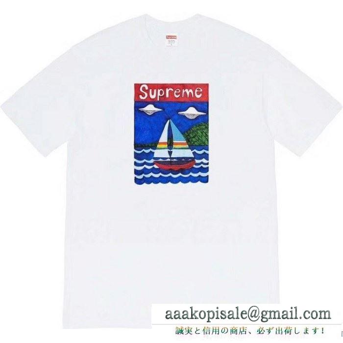 春夏のお出かけを軽快に  多色可選 半袖Tシャツ 大人の軽やか春夏コーデ シュプリーム SUPREME