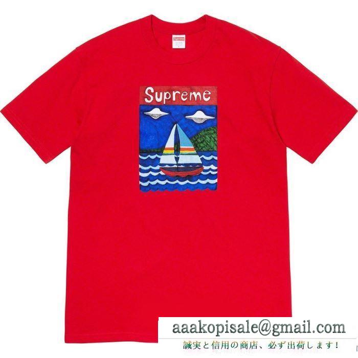 春夏のお出かけを軽快に  多色可選 半袖Tシャツ 大人の軽やか春夏コーデ シュプリーム SUPREME