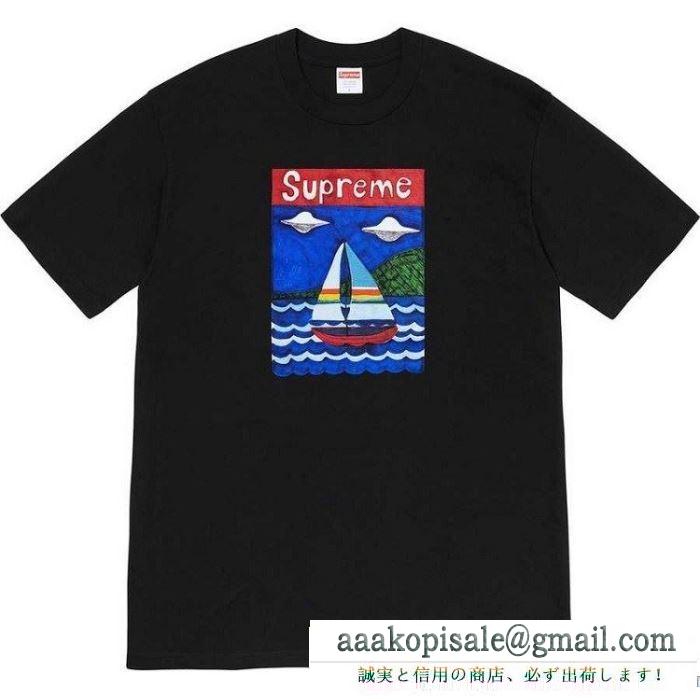 春夏のお出かけを軽快に  多色可選 半袖Tシャツ 大人の軽やか春夏コーデ シュプリーム SUPREME