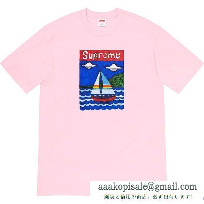 春夏のお出かけを軽快に  多色可選 半袖Tシャツ 大人の軽やか春夏コーデ シュプリーム SUPREME