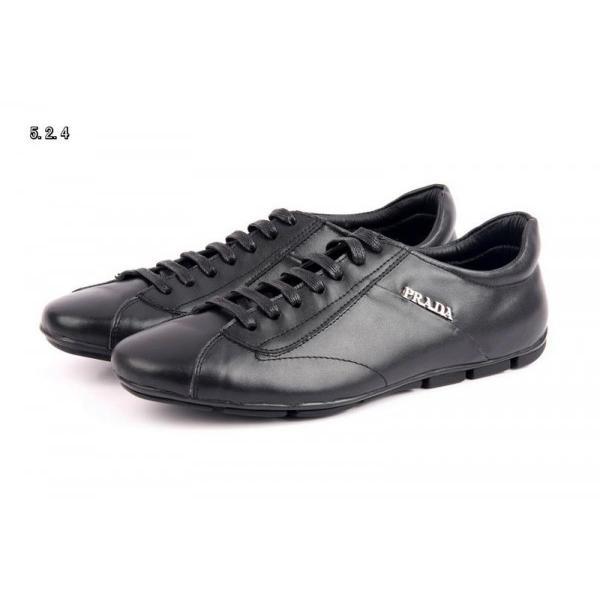 新作登場 2013-14秋冬新作 PRADA プラダ カジュアルシューズ 靴 BLACK_スニーカー、靴_メンズファッション_スーパーコピーブランド激安通販 専門店  
