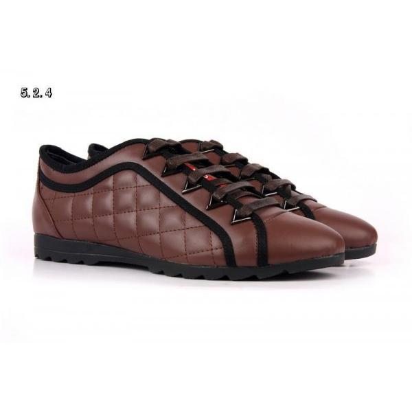 新入荷 2013-14秋冬新作 PRADA プラダ スニーカー 靴 BROWN_スニーカー、靴_メンズファッション_スーパーコピーブランド激安通販 専門店  