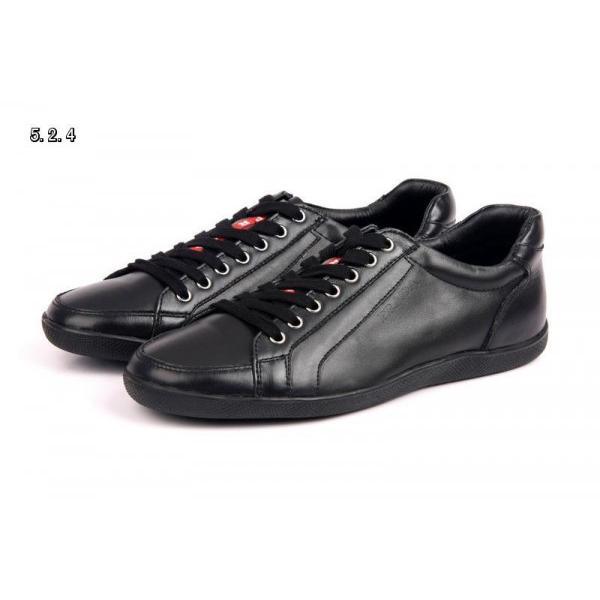 新入荷 2013-14秋冬新作 PRADA プラダ スニーカー 靴 BLACK_スニーカー、靴_メンズファッション_スーパーコピーブランド激安通販 専門店  