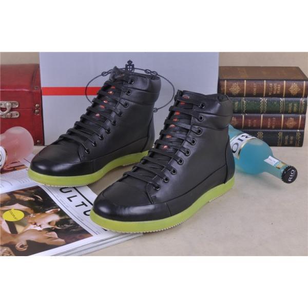 SALE開催 2013-14秋冬 PRADA プラダ ショートブーツ 靴 BLACK_スニーカー、靴_メンズファッション_スーパーコピーブランド激安通販 専門店  