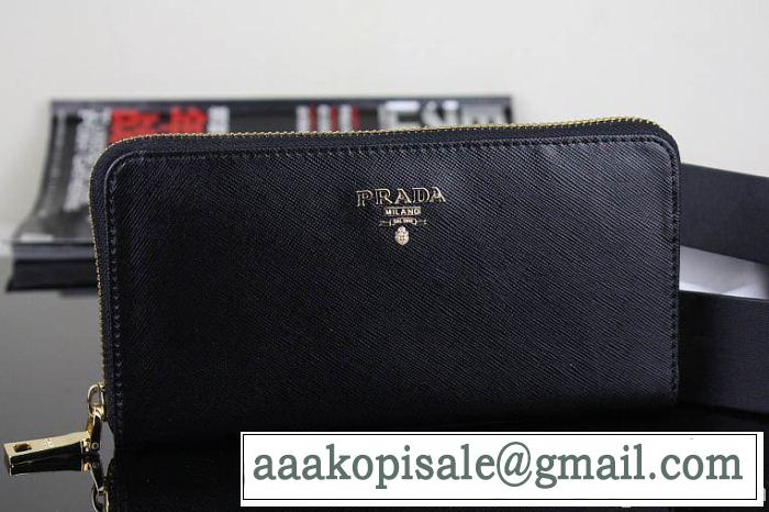 上質 2014 prada プラダース長財布