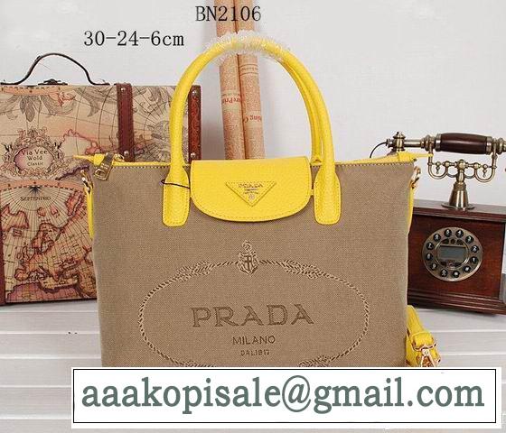 SALE開催 2014春夏 prada プラダ 手持ち&ショルダー掛け レディース