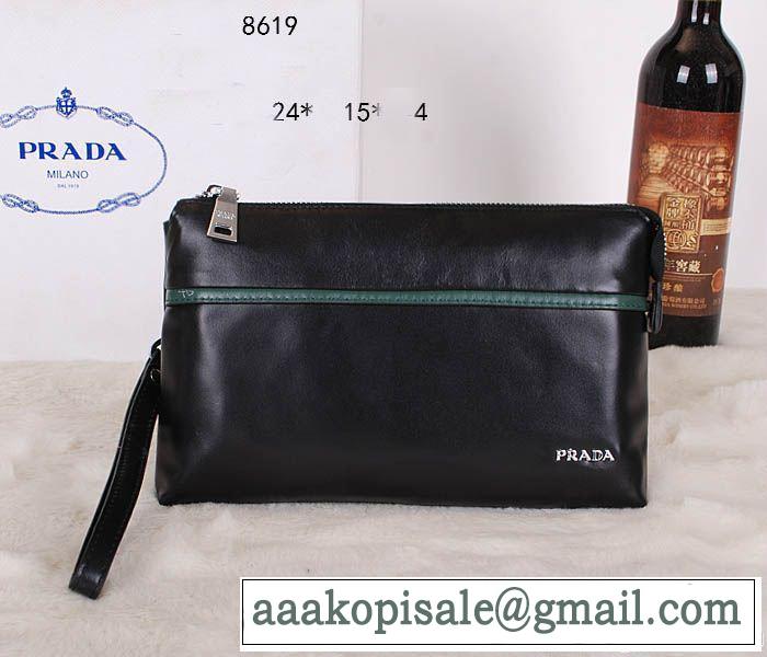 2014秋冬 prada プラダ 個性派 財布メンズ 8619