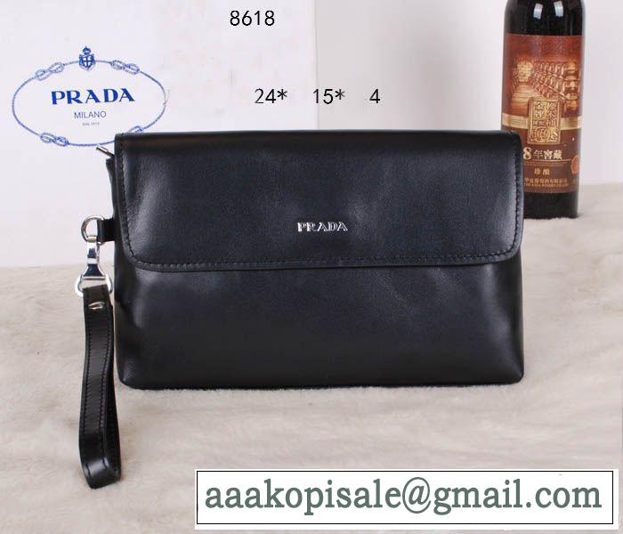 2014秋冬◆モデル愛用◆ prada プラダ 財布メンズ 8618