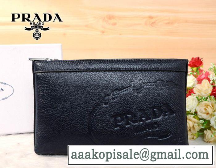 2014秋冬 新品 prada プラダ 財布メンズ 222-2