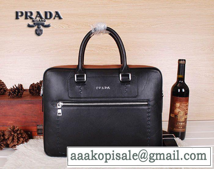 2014秋冬 prada プラダ 新入荷 メンズ用 ショルダーバッグ 38008-1