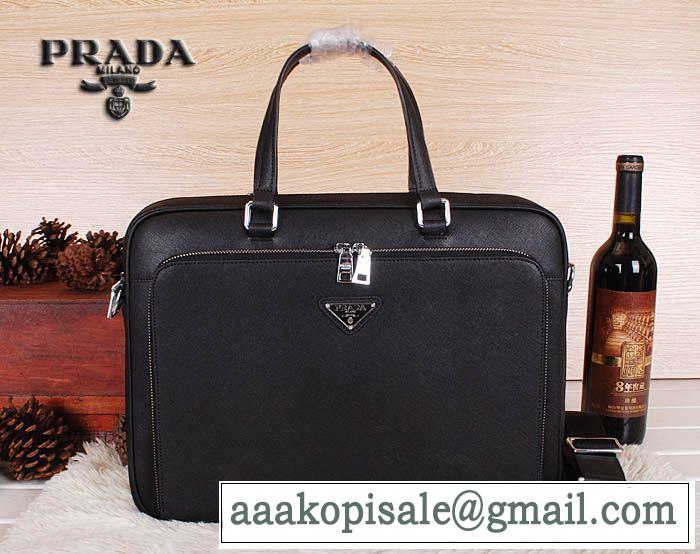 2014秋冬 prada プラダ 新品 メンズ用 手持ち&ショルダー掛け 8830-1