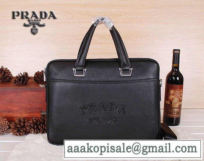 2014秋冬【激安】PRADA プラダ メンズ用 手持ち&ショルダー掛け 8024-1