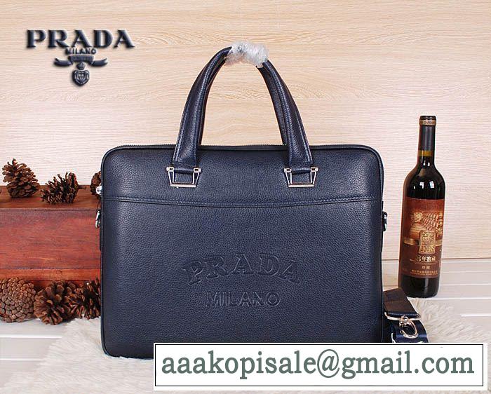 2014秋冬 上質 ！prada プラダ メンズ用 手持ち&ショルダー掛け 8024-1