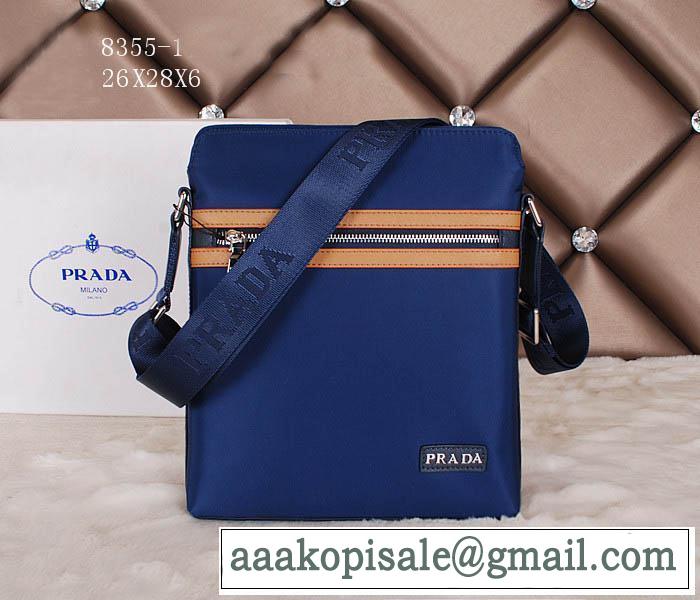 2014 新入荷 prada プラダ メンズ用 ショルダーバッグ 8355-1