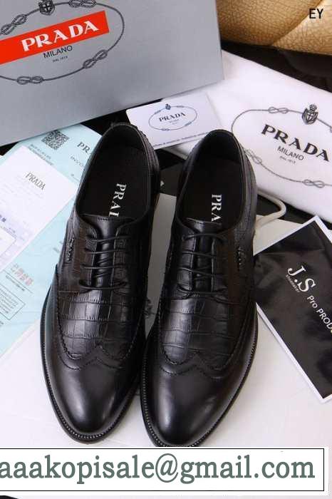 2014 prada プラダ 超人気美品◆革靴 ビジネスシューズ