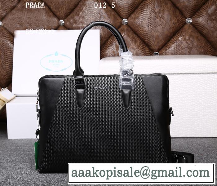 PRADA プラダ 完売品！2014 メンズ用 手持ち&ショルダー掛け 012-5