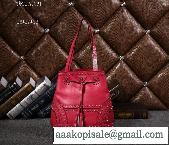 PRADA プラダ 2014 ★安心★追跡付 収納力最高 ショルダーバッグ 5061
