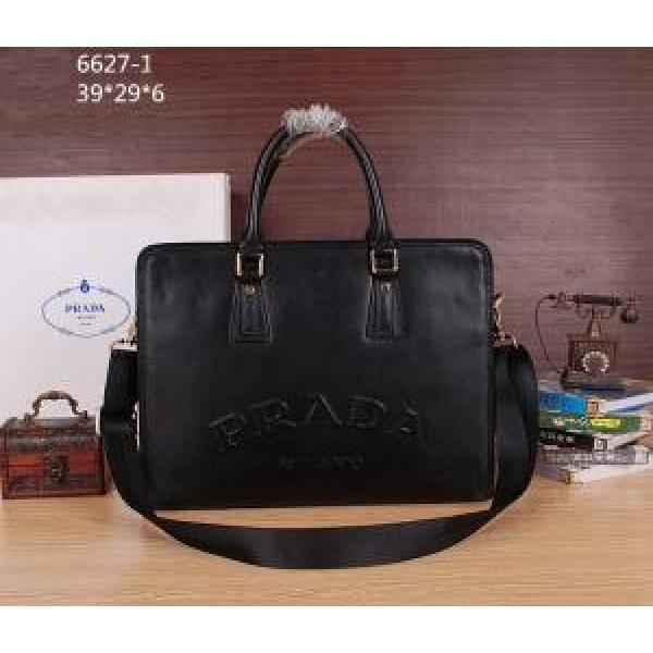 PRADA プラダ 2014 SALE開催 メンズ用ショルダーベルト付 ハンドバッグ 6627-1_プラダ メンズバッグ_バッグ メンズ_スーパーコピーブランド激安通販 専門店  