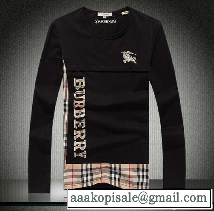 2014秋冬 sale!今季 burberry バーバリー 長袖 tシャツ 2色可選