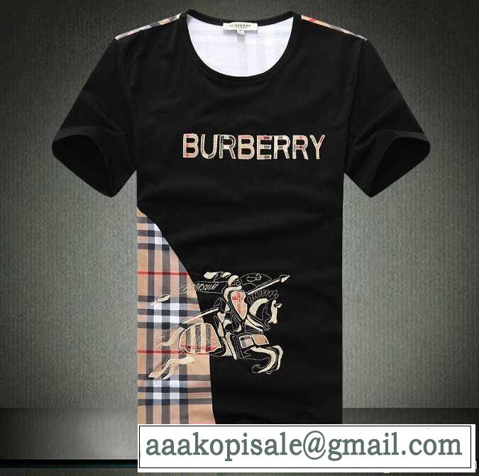 2014春夏 完売品 burberry バーバリー 半袖tシャツ black