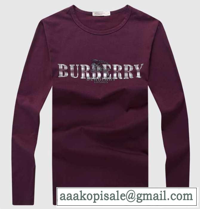 人気が爆発 2014秋冬 burberry バーバリー 長袖tシャツ 4色可選