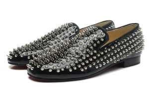 限定再入荷! クリスチャンルブタン◆ アイコンスリッポン Dandelion 黒_CHRISTIAN LOUBOUTIN クリスチャンルブタン_ブランド コピー 激安(日本最大級)