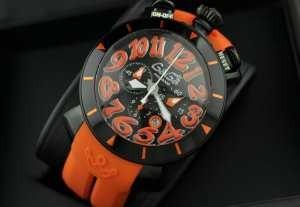  ガガミラノ腕時計 6針 クロノグラフ/日付表示 ステンレス/回転ベゼル ブラック ケース_GaGa Milano ガガミラノ_ブランド コピー 激安(日本最大級)