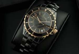   腕時計 J12 恋人腕時計 日本製クオーツ 3針 日付表示 サファイヤクリスタル風防 セラミック_ _ブランド コピー 激安(日本最大級)