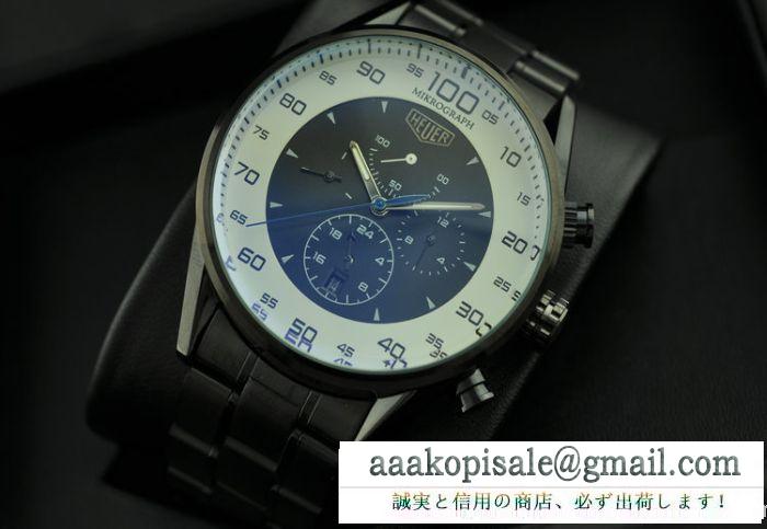 タグホイヤー【TAG heuer】 メンズ腕時計 自動巻き 日付表示 月付表示 サファイヤクリスタル風防 43.85mm black