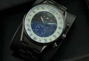 タグホイヤー メンズ腕時計 自動巻き 日付表示 月付表示 サファイヤクリスタル風防 4385mm BLACK_TAG HEUER タグホイヤー_ブランド コピー 激安(日本最大級)
