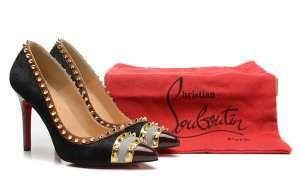 人気美品　ルブタン　マラバーヒル　ブラック　パンプス　MALABAR HILL PONY 100MM_クリスチャンルブタン CHRISTIAN LOUBOUTIN_ブランド コピー 激安(日本最大級)