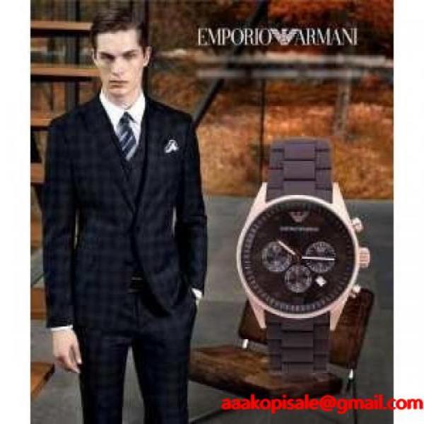 売れ筋 春夏 アルマーニ 日付表示 日本製クオーツ 6針 恋人腕時計 ARMANI アルマーニ ブランド コピー 激安(日本最大級)