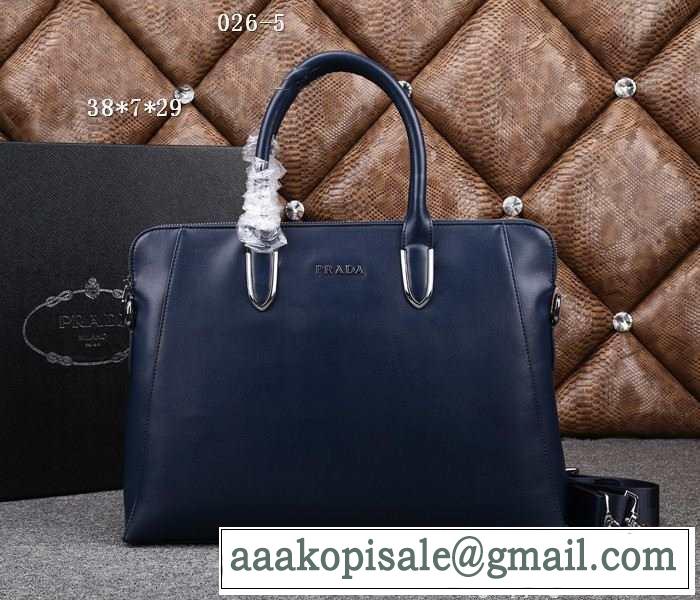 PRADA プラダ 2014 新品 メンズ用 手持ち&ショルダー掛け 026-5