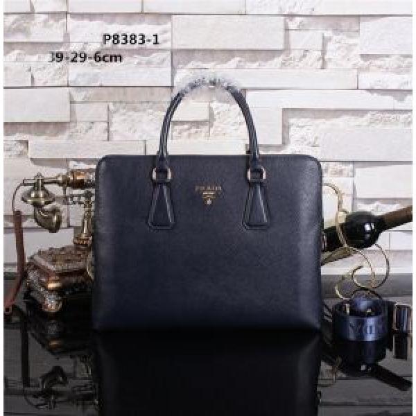 2014 最旬アイテム PRADA プラダ メンズ用 手持ち&ショルダー掛け P8383-1_プラダ メンズバッグ_バッグ メンズ_スーパーコピーブランド激安通販 専門店  