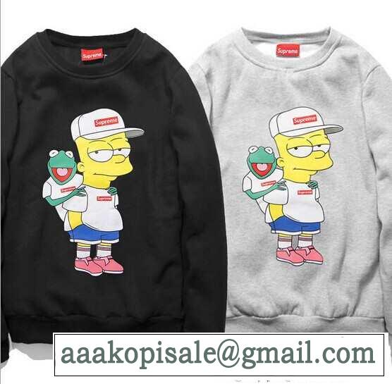 SALE!今季 2015春夏 supreme シュプリーム プルオーバーパーカー 2色可選 男女兼用 カップルペアルック