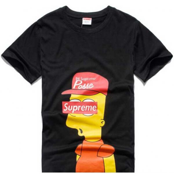 SUPREME シュプリーム コピー通販 カップルペアルック 半袖 Tシャツ 2色可選_半袖Tシャツ_メンズファッション_スーパーコピーブランド激安通販 専門店  