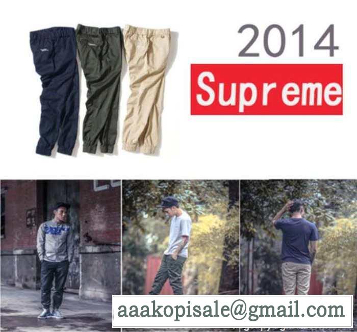 完売　2015春夏 大特価 SUPREME シュプリーム チノパン 3色可選