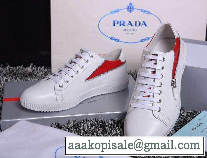 大人のおしゃれに 2015 PRADA プラダ フラットシューズ 軽量で疲れにくい
