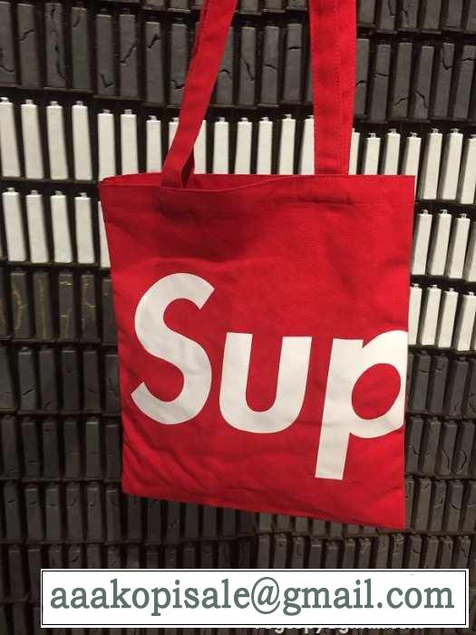 ファション性ある　 2015 SUPREME シュプリーム 完売　エコバッグ